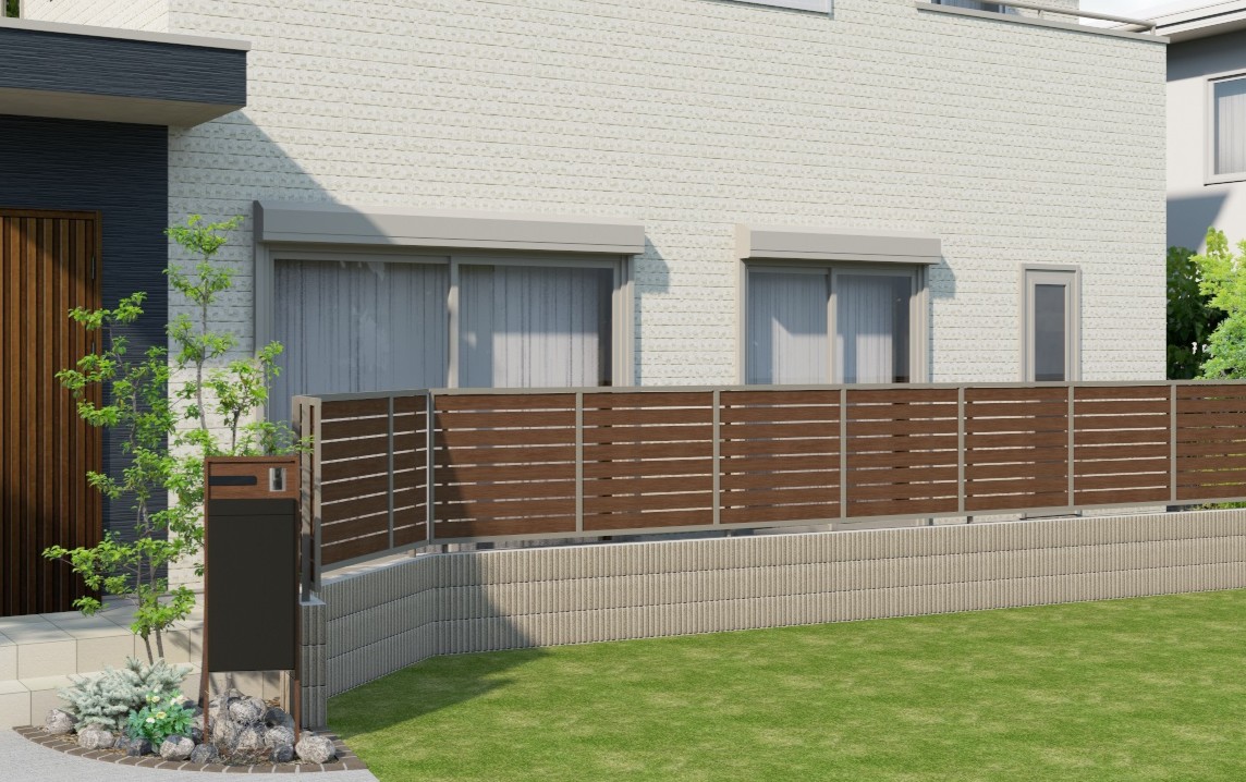 パナホームの住宅で外構フェンス工事！高い中間マージンを省く目隠し施工例と費用相場 画像