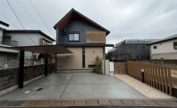 施工例【大人気カーポートを設置したセミクローズ外構🌳♬】を更新しました。 アイキャッチ画像