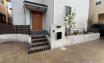 施工例【 今どきのおしゃれな外構にフルリフォームしました！】を更新しました。 アイキャッチ画像