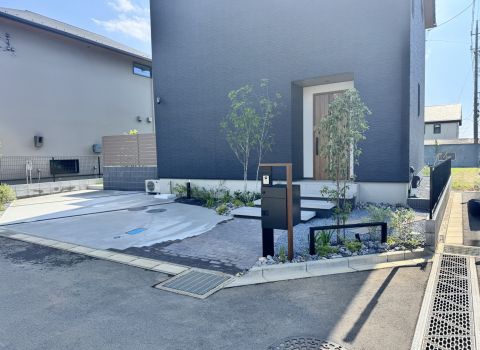 【新築外構】決めてはデザインセンス！漠然としたイメージを想像以上にステキに具現化してくれました