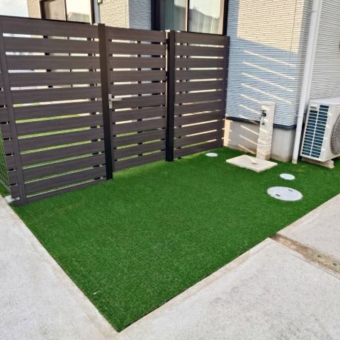 ウッドデッキから人工芝へリーフォーム工事をしました♪ アイキャッチ画像